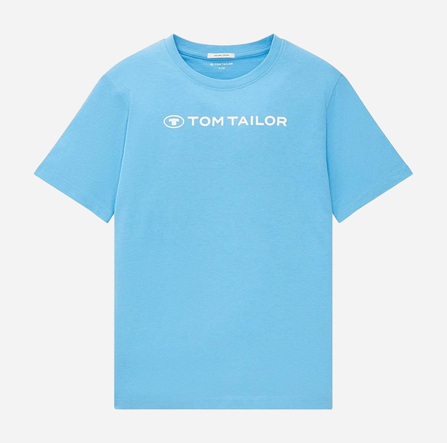 Dziecięca koszulka dla chłopca Tom Tailor 1033790 104-110 cm Błękitna (4066887192364) - obraz 1