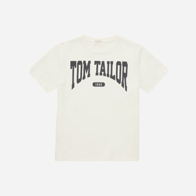 Підліткова футболка для хлопчика Tom Tailor 1037515 152см Біла (4067261263595) - зображення 1