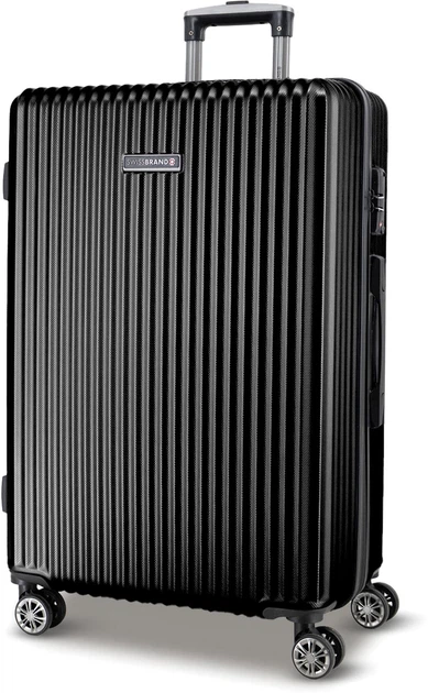 Чемодан Swissbrand Riga 2.0 (S) Black (SWB_LHRIG001S) – в интернет ...