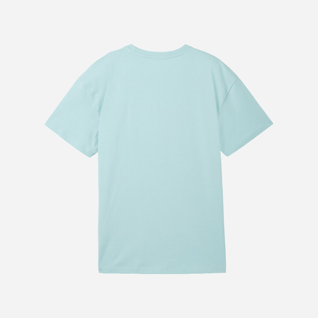 Дитяча футболка оверсайз для хлопчика Tom Tailor 1040275 128см Бірюзова (4067261861166) - зображення 2