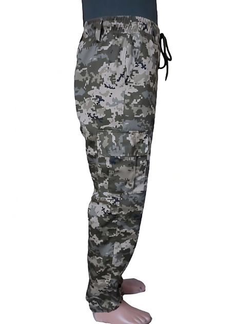 Чоловічі тактичні літні штани Джогери р. ХXL 58-60 Піксель - зображення 2
