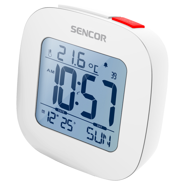 Будильник з термометром Sencor SDC 1200 W - зображення 1