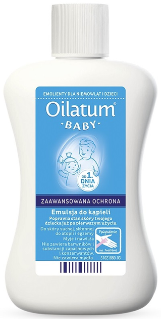 Emulsja do kąpieli Oilatum od pierwszego dnia życia 150 ml (5011309024319) - obraz 1