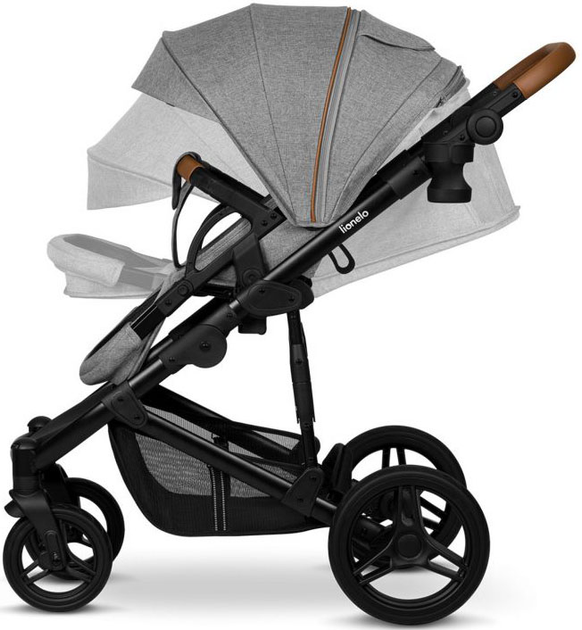 Универсальная коляска 3 в 1 Lionelo Mari Tour Grey Onyx (LO-MARI TOUR 3IN1 GREY STONE) - изображение 6