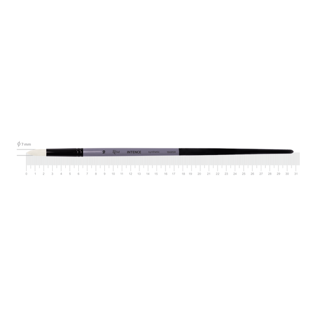 Кисть синтетика круглая заостренная INTENSE 1668SR No10 длинная ручка ROSA - Фото 1 Кисть синтетика круглая заостренная INTENSE 1668SR No10 длинная ручка ROSA - изображение 1
