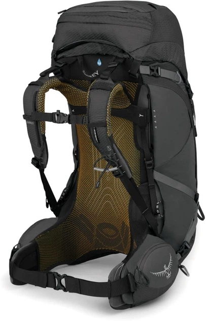 Рюкзак туристичний Osprey Atmos AG 50 л Black (OS1-174/1/L/XL) - зображення 4