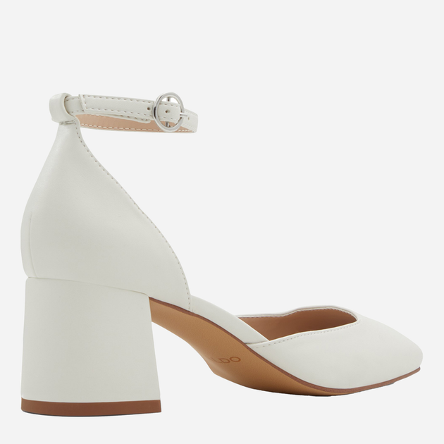 Sandały damskie na słupku ALDO 13658307-121 39 (8.5US) 25.1 cm Białe (57005615272) - obraz 4