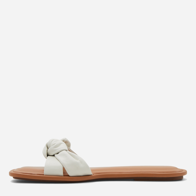 Klapki damskie skórzane ALDO 13609114-100 38 (7.5US) 24.3 cm Białe (747544886911) - obraz 3