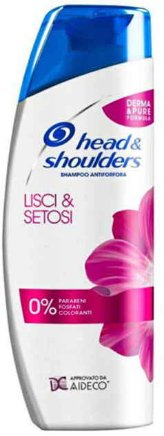 Szampon Head & Shoulders Lisci & Setosi przeciwłupieżowy 400 ml (8006540749043) - obraz 1
