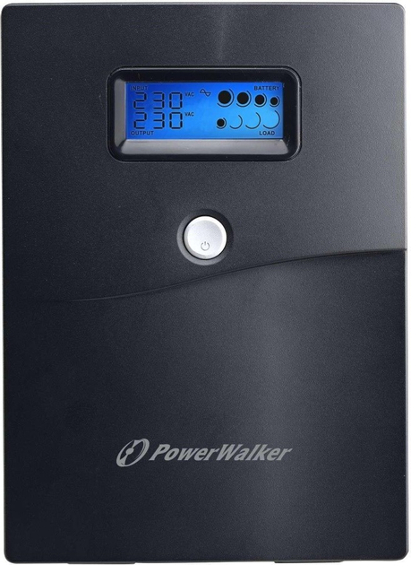 UPS PowerWalker VI 3000 SCL FR 3000VA (1800W) Black - obraz 2