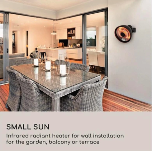 Инфракрасный обогреватель Blumfeldt Heatbell Wall Smart, 800/1200/2000 Вт - изображение 3