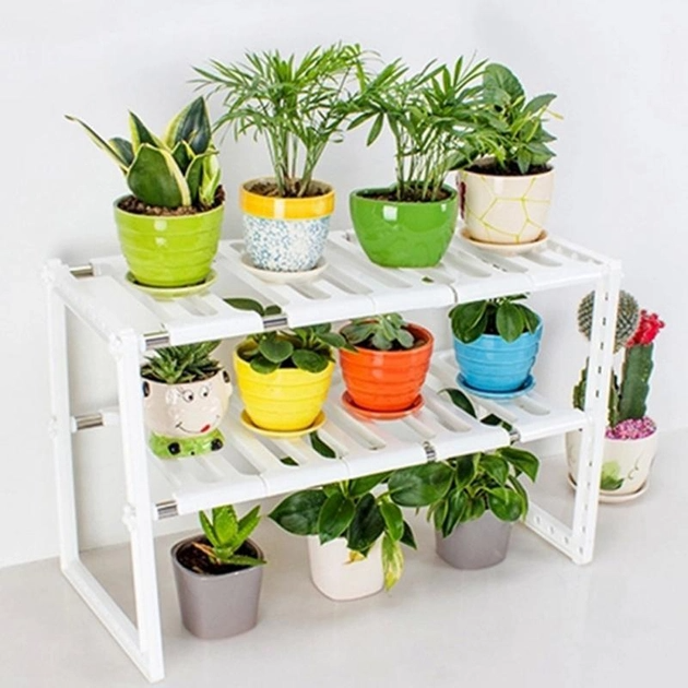 Регульована полиця Kitchen Rack для зберігання кухонного приладдя 38-70 см багатофункціональна (KR) - зображення 5