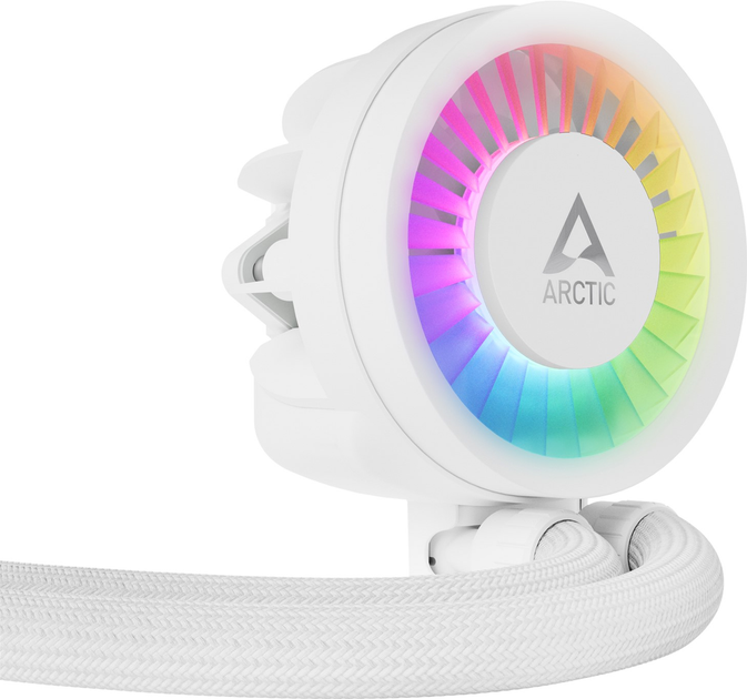 Система жидкостного охлаждения Arctic Liquid Freezer III 360 A-RGB White (ACFRE00152A) - изображение 4
