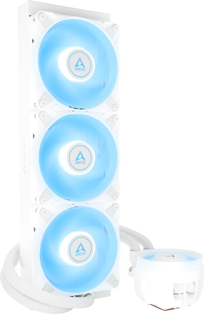 Система жидкостного охлаждения Arctic Liquid Freezer III 360 A-RGB White (ACFRE00152A) - изображение 7