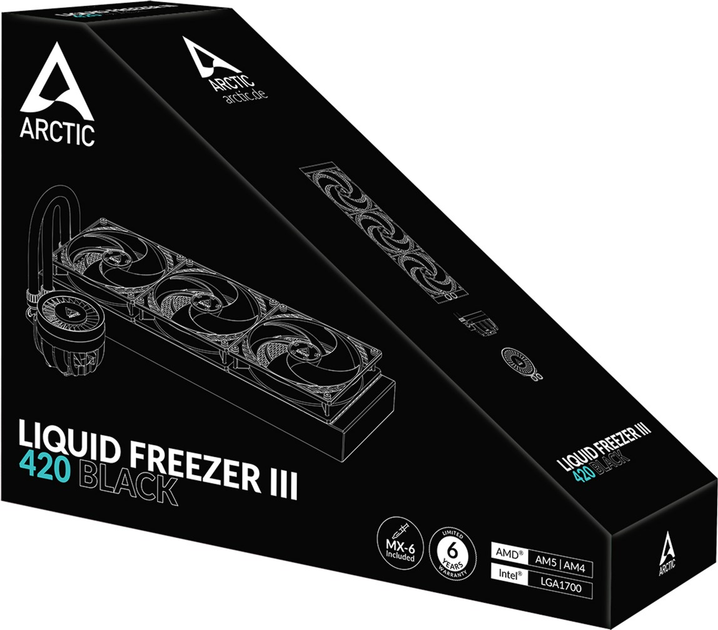 Система жидкостного охлаждения Arctic Liquid Freezer III 420 (ACFRE00137A) - изображение 5