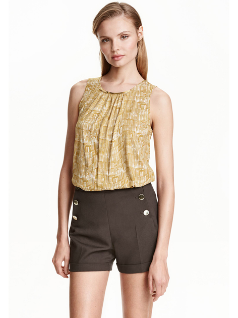 Блузка женская H&M 372087b96 S Зеленая (KC1000000031766) – в интернет ...