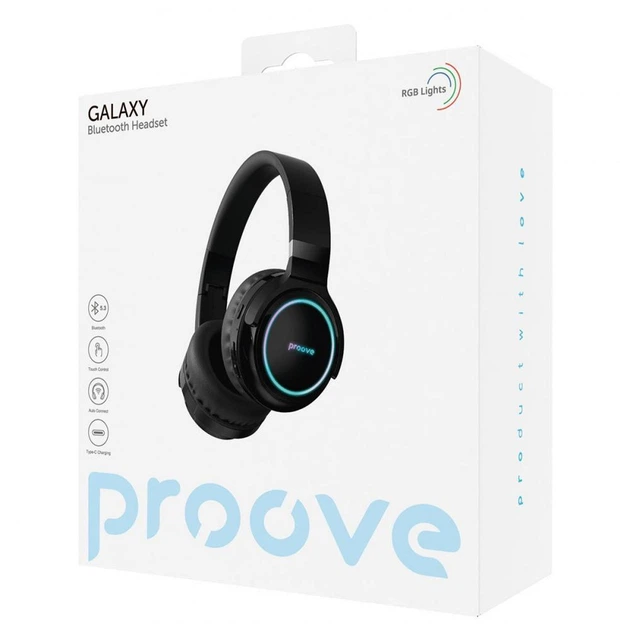 Бездротові навушники Proove Galaxy Black - зображення 3