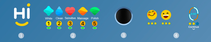 Elektryczna szczoteczka do zębów Oclean X10 Grey - obraz 13