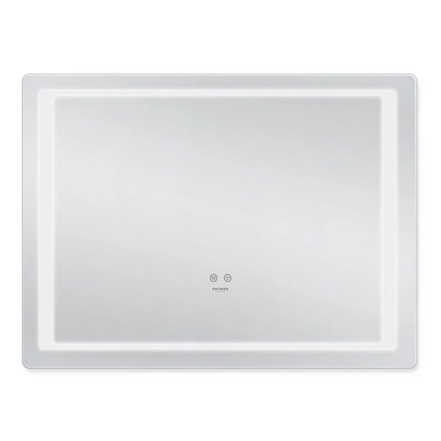 Дзеркало Kroner KRP Spiegel HR2 - 8060 з LED-підсвічуванням та антизапотіванням - Фото 4 Дзеркало Kroner KRP Spiegel HR2 - 8060 з LED-підсвічуванням та антизапотіванням - изображение 4