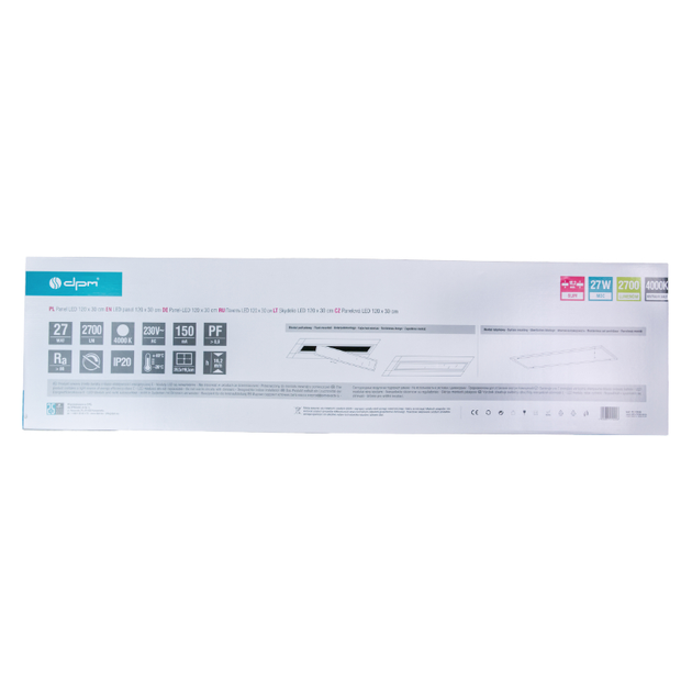 Panel LED DPM 120 x 130 cm PL12030 (5906881210321) - obraz 8