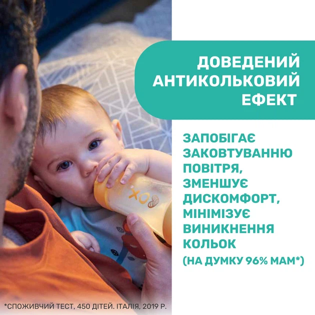 Бутылочка для кормления пластиковая Chicco Perfect 5 Love с силиконовой соской 4+ мес. 300 мл Желтая (20235.31.40) - Фото 5 Бутылочка для кормления пластиковая Chicco Perfect 5 Love с силиконовой соской 4+ мес. 300 мл Желтая (20235.31.40) - изображение 5