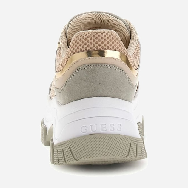 Жіночі снікери Guess Breckie 227692357 37 Бежеві (7624926993883) - зображення 4