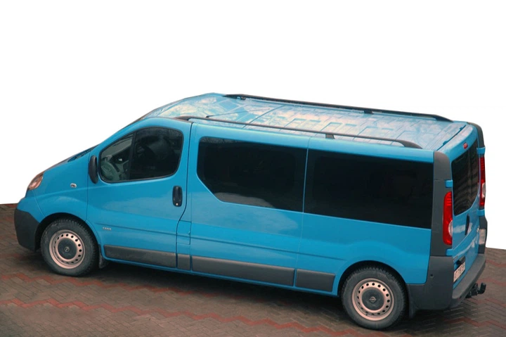 Рейлинги для Opel Vivaro 2001-2015 (черные, пластиковые ножки) - изображение 4