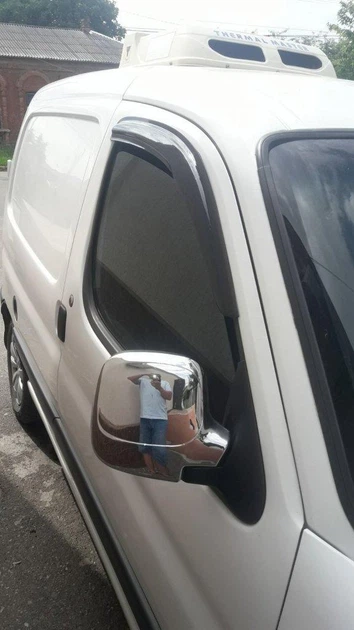 Накладки на зеркала для Peugeot Partner 1996-2008 (2 шт, пласт), Накладки на зеркала для Peugeot Partner - изображение 2