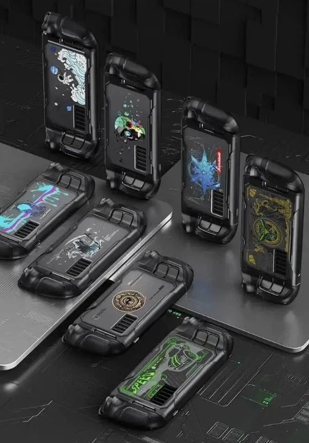 Защитный чехол бампер с рисунком Jingdu для игровой консоли Valve Steam Deck / Steam Deck Oled, Blue - изображение 3