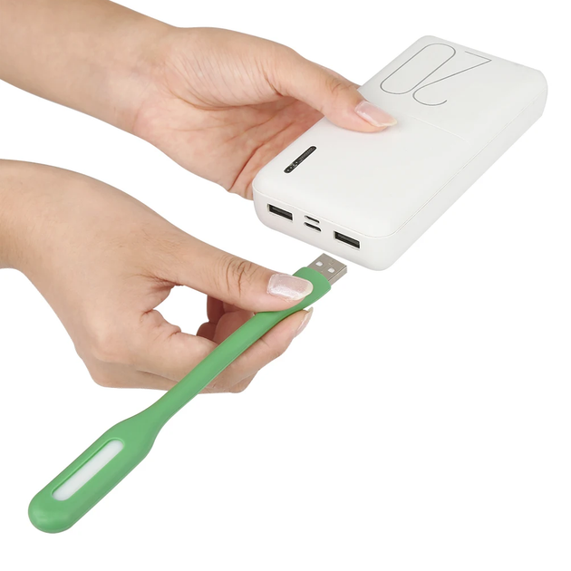 USB LED лампа гибкая для ноутбука и клавиатуры 5V черная (1999/1) - изображение 3
