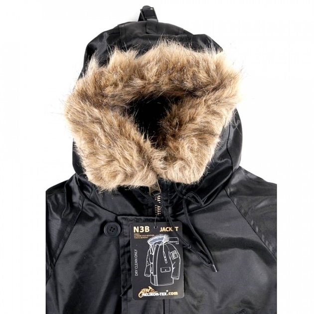 Куртка Helikon-Tex US N3B (Аляска), black XS/Regular (KU-N3B-PO-01) - изображение 2