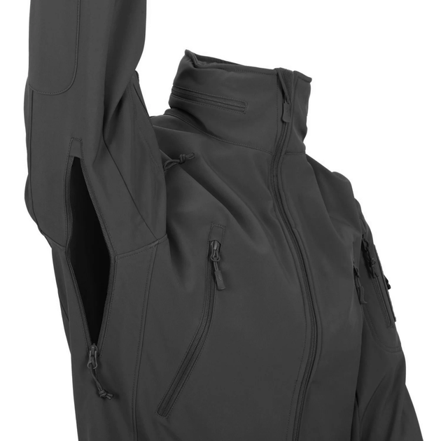 Куртка Helikon-Tex GUNFIGHTER - Shark Skin Windblocker, Shadow grey XL/Regular (KU-GUN-FM-35) - Фото 12 Куртка Helikon-Tex GUNFIGHTER - Shark Skin Windblocker, Shadow grey XL/Regular (KU-GUN-FM-35) - изображение 12