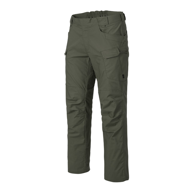 Штани Helikon-Tex URBAN TACTICAL - PolyCotton Ripstop, Taiga green L/Short (SP-UTL-PR) - изображение 1