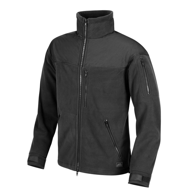 Куртка Helikon-Tex Classic Army - Fleece, Black S/Regular (BL-CAF-FL-01) - изображение 1