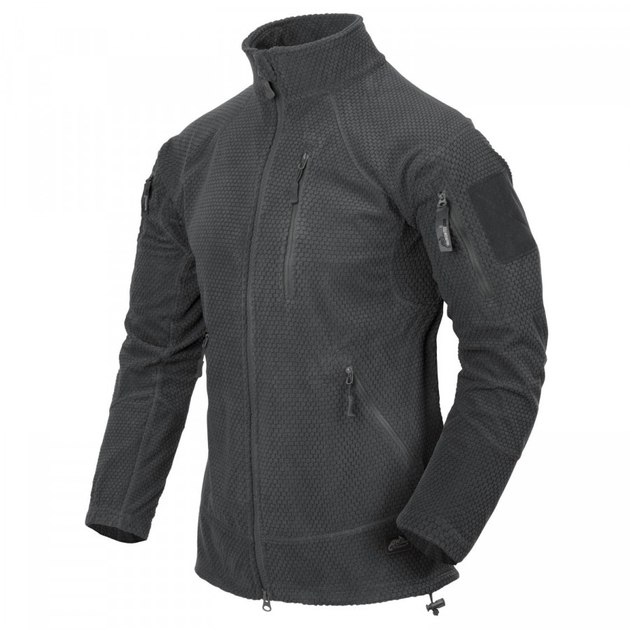 Куртка Helikon-Tex ALPHA Tactical - Grid Fleece, Shadow Grey M/Regular (BL-ALT-FG-35) - изображение 1