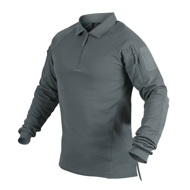 Футболка Polo Helikon-Tex RANGE з довгими рукавами, Shadow grey XL/Regular (PD-RNG-TC-35) - изображение 1