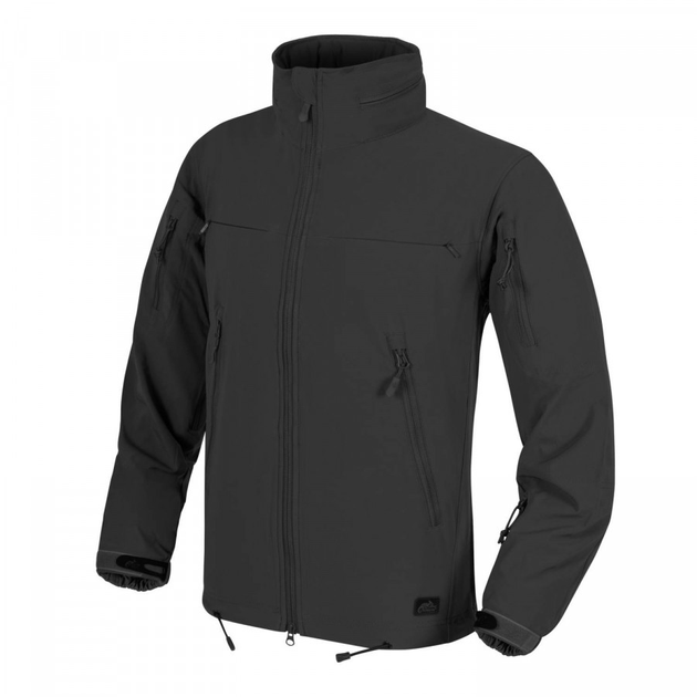 Куртка Helikon-Tex Cougar Qsa + Hid - Soft Shell Windblocker, Black XS/Regular (KU-CGR-SM-01) - изображение 1