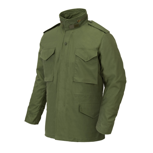 Куртка Helikon-Tex M65 - NyCo Sateen, Olive green 2XL/Regular (KU-M65-NY-02) - изображение 1