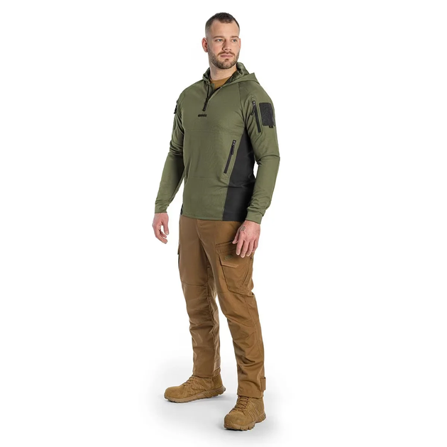 Тактична сорочка Helikon-Tex Range Hoodie - Topcool, Olive Green/Black S/Regular (BL-BRH-TC-0201) - зображення 2