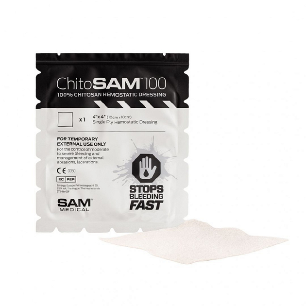 SAM Chito 100 кровоспинна губка 10х10 см - изображение 2