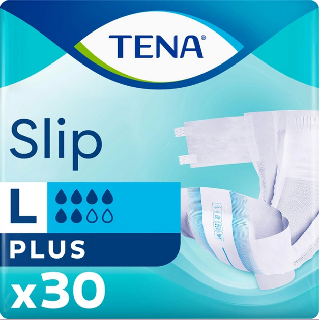 ROZETKA | Подгузники Tena Slip Plus Large 30 штук от продавца: Mambo ...