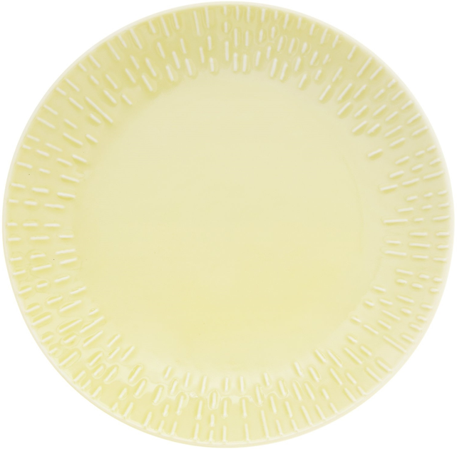Тарілка десертна Aida Life in Colour Confetti Mustard з рельєфною порцеляною 21 см (5709554133824) - зображення 1