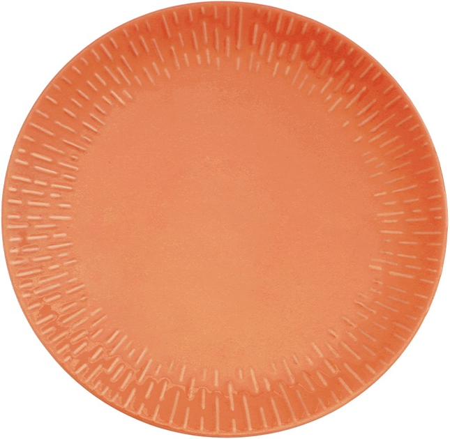 Тарілка обідня Aida Life in Colour Confetti Aqua з рельєфною порцеляною 23 см (5709554134449) - зображення 1