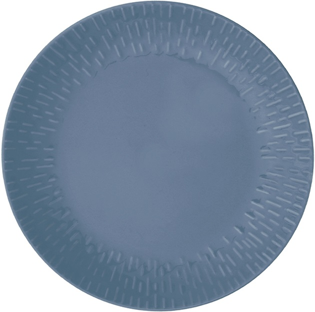 Тарілка обідня Aida Life in Colour Confetti Blueberry з рельєфною порцеляною 27.5 см (5709554134234) - зображення 1