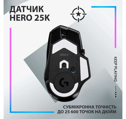 Мышка Logitech G502 X Plus Black (910-006162) - Фото 8 Мышка Logitech G502 X Plus Black (910-006162) - изображение 8
