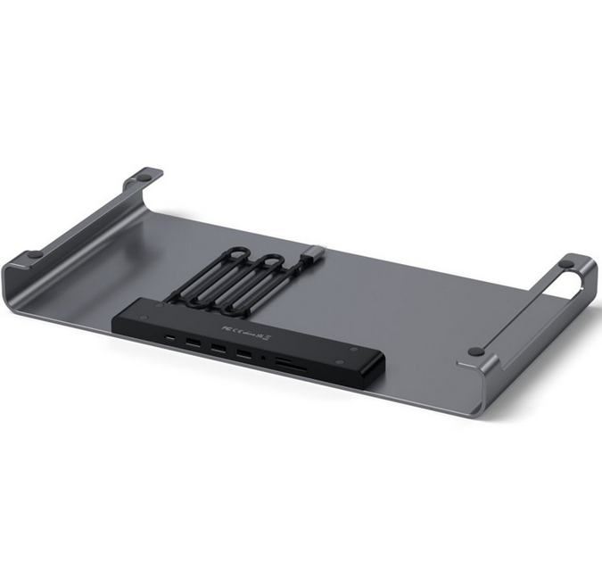 Хаб Satechi Aluminum USB-C Monitor Stand Hub XL Space Gray (ST-UCSHXLM) - изображение 2