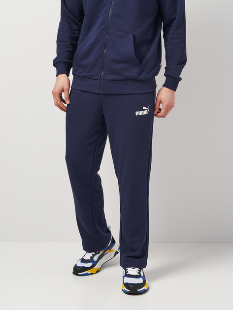 Акція на Спортивні штани чоловічі Puma ESS Logo Pants 58672006 S Peacoat від Rozetka