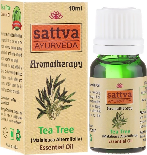 Ефірна олія Sattva Ayurveda чайне дерево 10 мл (5903794180925) - зображення 1