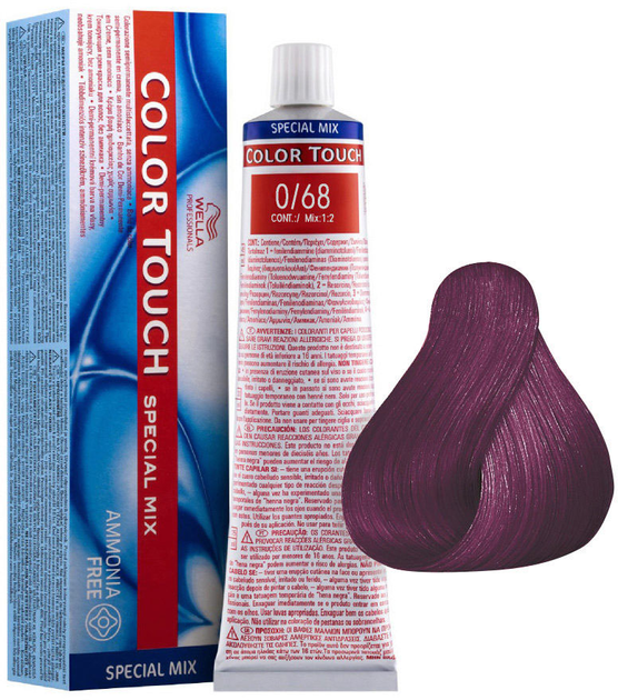 Półtrwała farba bez amoniaku Wella Color Touch Special Mix 0 - 68 Violet Pearl 60 ml (8005610545776) - obraz 1