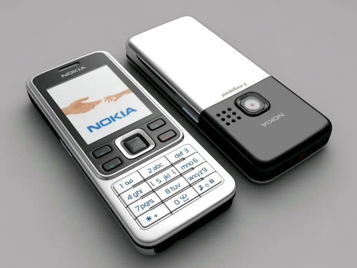 Телефон Nokia 6300, серебристый